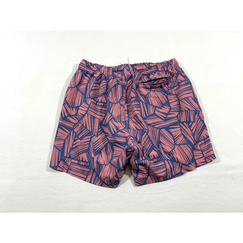 Bearbottom Stretch Swim Trunks Geo Abstract Print Breezy 5.5